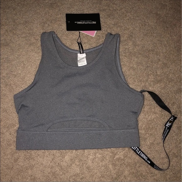 Pretty Little Thing Activewear top and shorts set - Picture 3 of 4